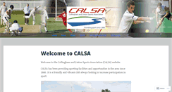 Desktop Screenshot of calsa.co.uk
