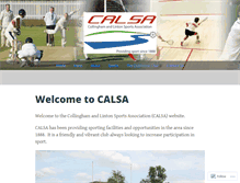 Tablet Screenshot of calsa.co.uk