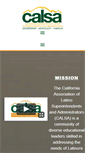 Mobile Screenshot of calsa.org