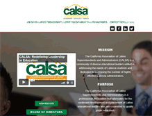 Tablet Screenshot of calsa.org